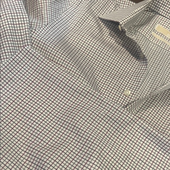 Men's Michael Kors Checkered Button Down Shirt 16 34/35 - Picture 4 of 4